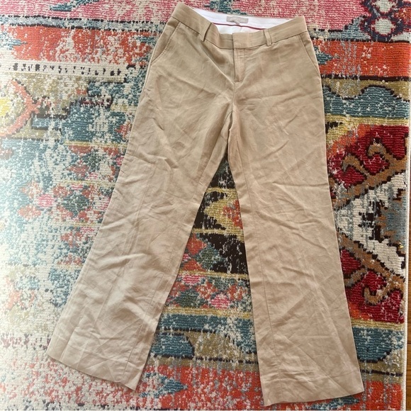 Banana Republic linen blend pants womens OP - Picture 1 of 7